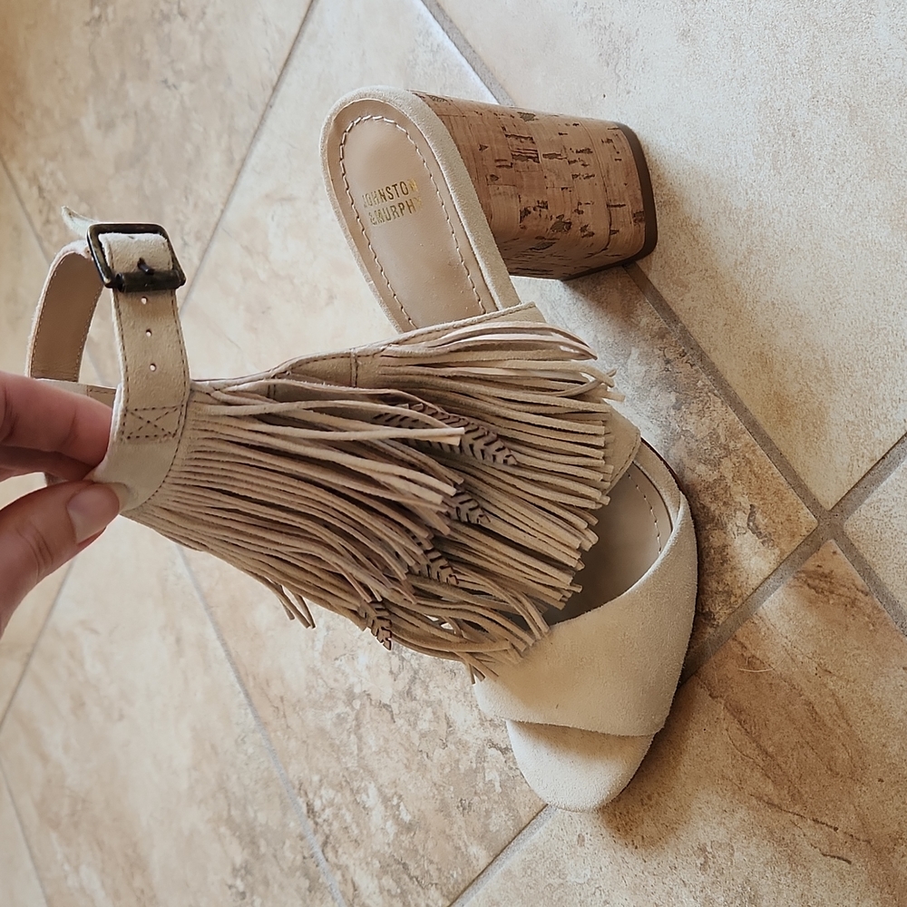 Leather Fringe Sandals
